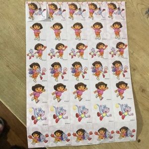 Dora & boots sheet stickers and Spider-Man sticker